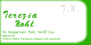 terezia mohl business card